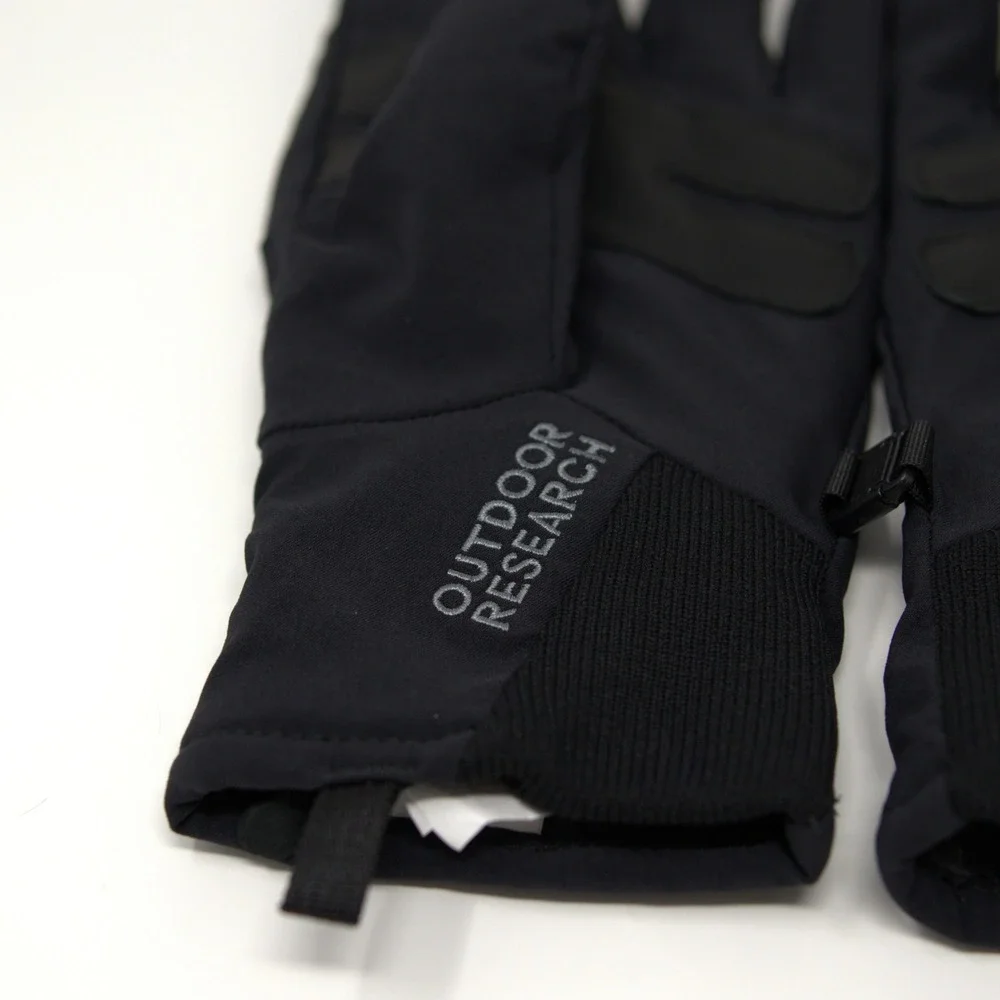 Outdoor Research Womens Black Sureshot Softshell Gloves Size Large
